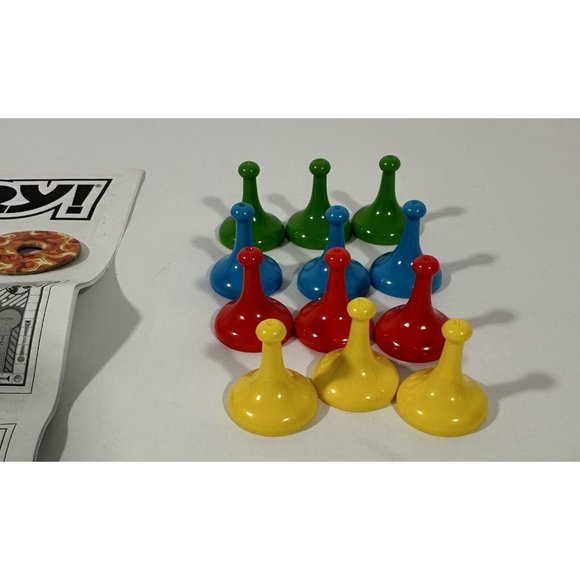 Sorry Board Game Replacement Pieces 12 Pawns 2 Power Up Tokens Instructions - Picture 4 of 5